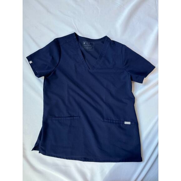 figs Tops - Figs Navy Scrub Top Size small